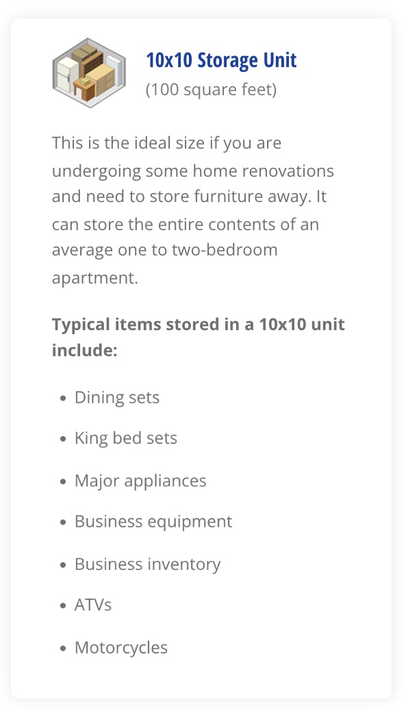 Types of Storage Units Find Storage Fast